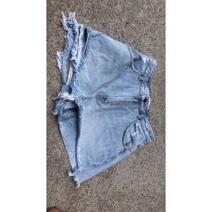 Planet blue Rolla high waisted denim shorts